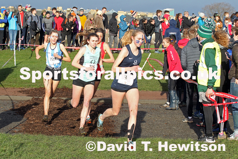 Womens short race  2020 BUCS Cross Country Champs., Edinburgh.  Photo: David T. Hewitson/Sports for All Pics